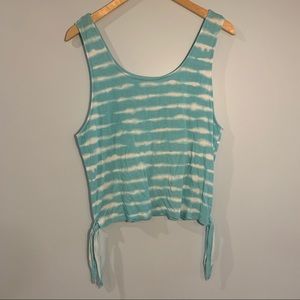 Garage Tie Dye Stripe Tank Top